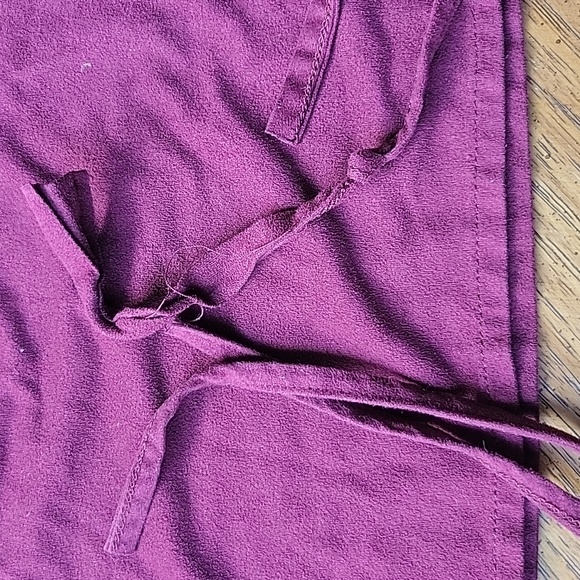 🍀Rue 21 maroon microfiber crop top!! Sexy lace down sides - Picture 7 of 7